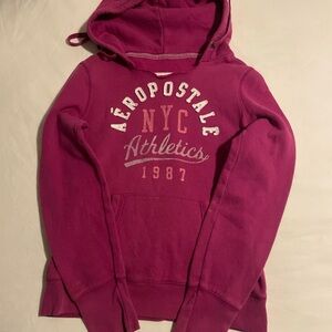 Aeropostale Fuchsia Hoodie with NYC Print